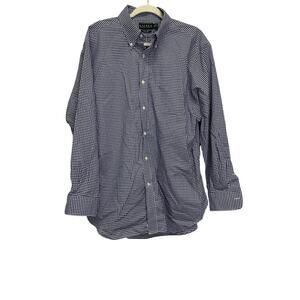 Lauren Ralph Lauren Non-Iron Gingham Dress Shirt - Size 17.5 / 34-35